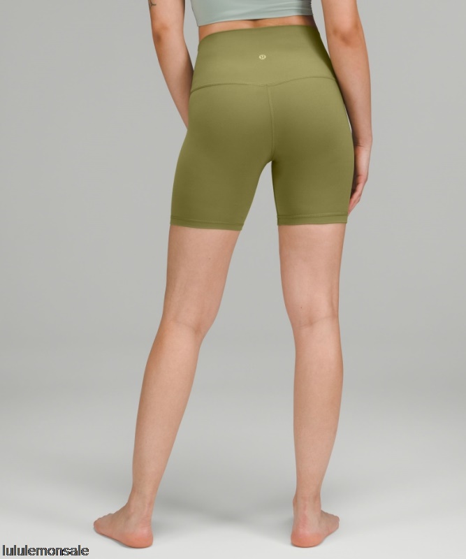 Lululemon Damen DELULU124 | Lululemon Deutschland Bronze Grün Ausrichten Hochhaus Kurz 6